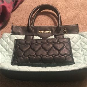 Betsy Johnson handbag + wallet